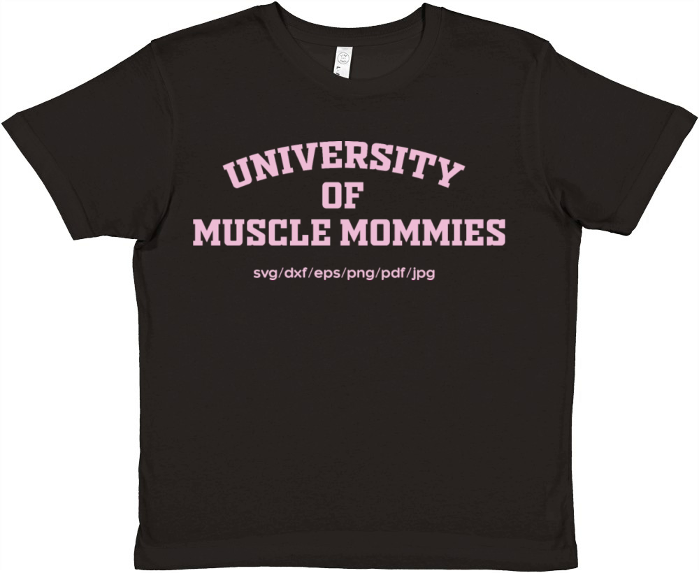 University Of Muscle Mommies Premium Kids Crewneck T-shirt