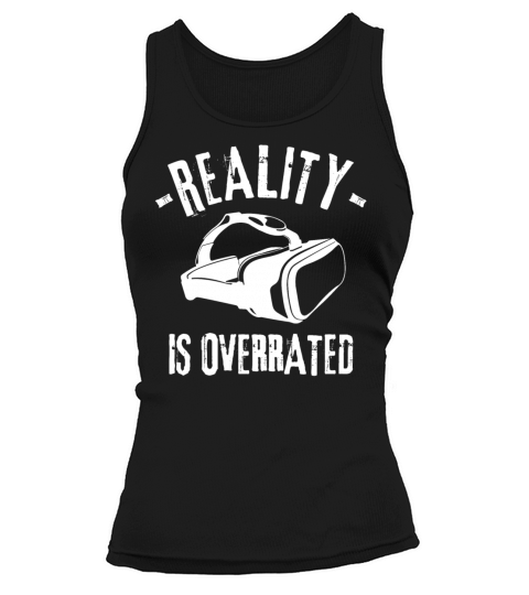 Funny Gamer Quote VR Glasses Tank top Woman