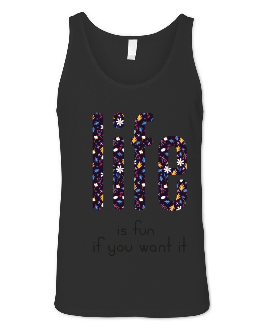 life is fun Unisex Jersey Tank