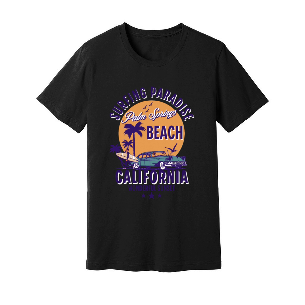 Palm Springs California Unisex Jersey Tee