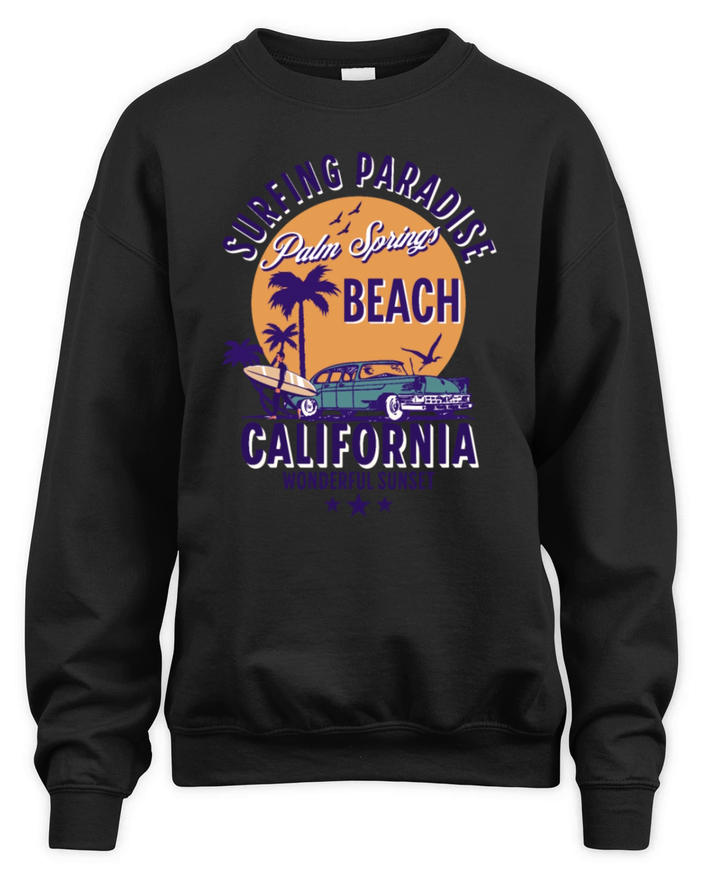 Palm Springs California Unisex Premium Crewneck Sweatshirt