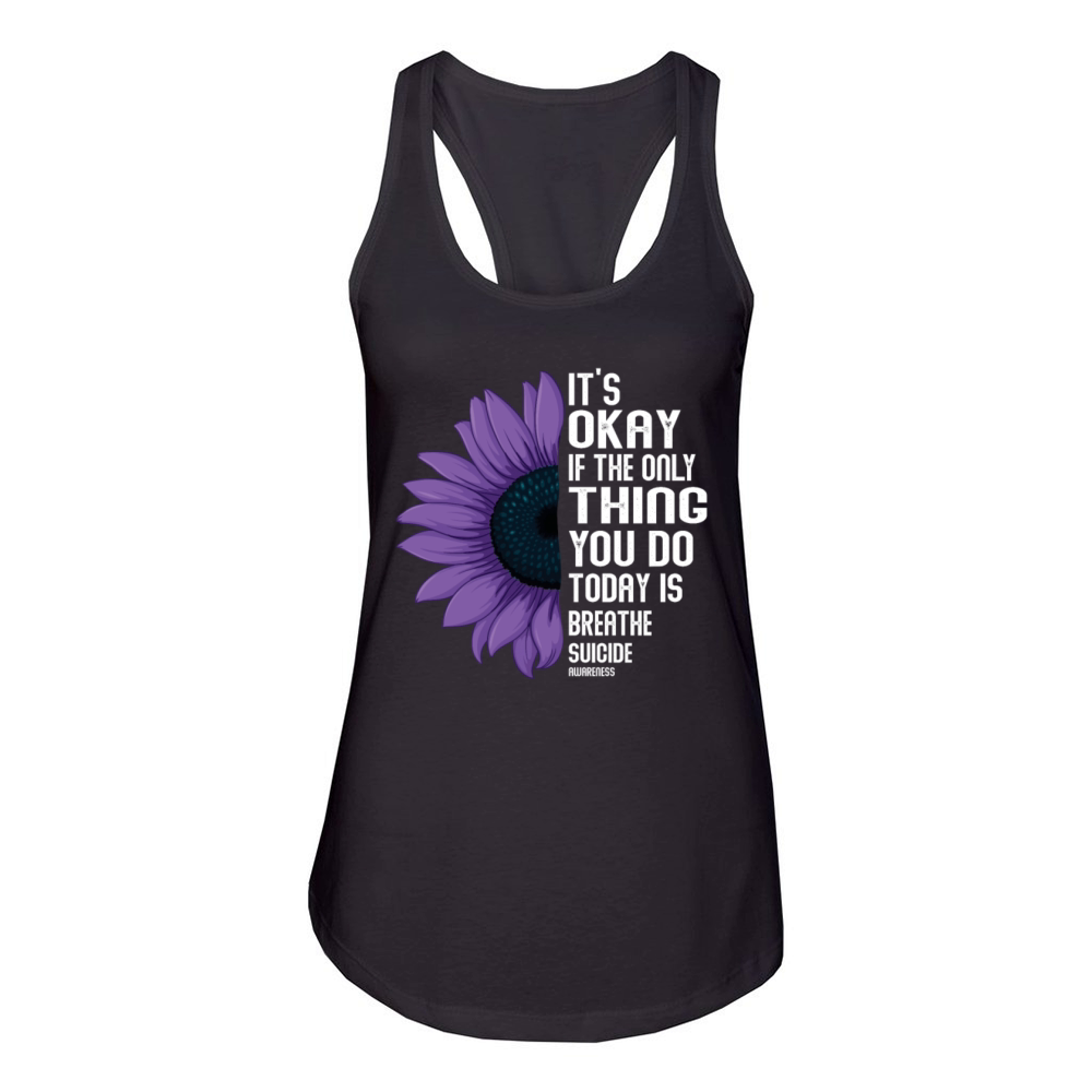 Suicide Prevention Awareness Women's Racerback Tank