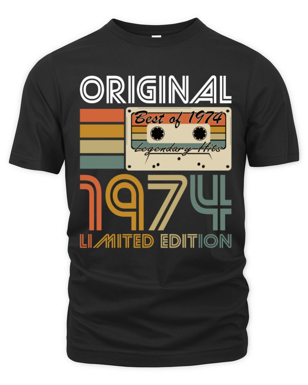 50th birthday vintage 1974 original 1974 Organic Unisex T-shirt