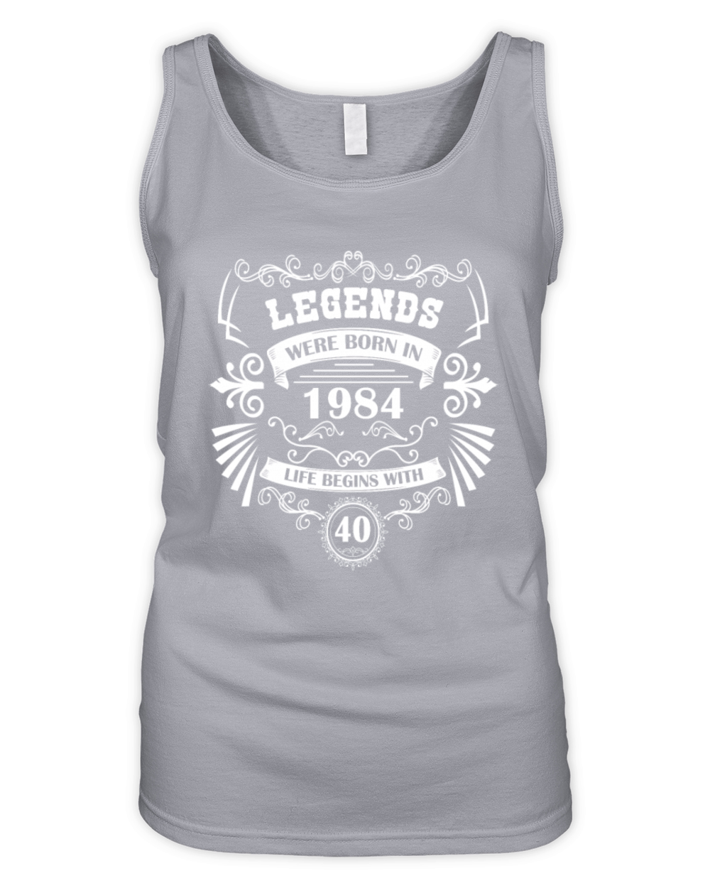 Legends were born in 1984 40th birthday western Organic Women's Tank Top