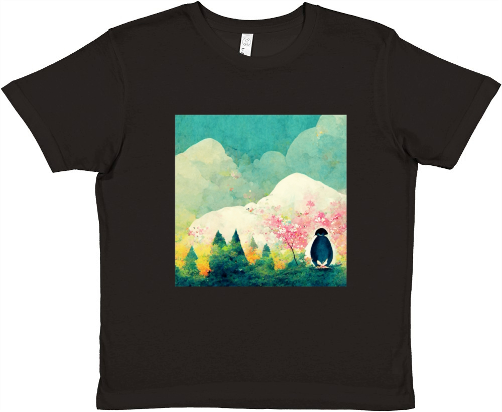 King Emperor Sea Bird Penguin Lover Penguin Premium Kids Crewneck T-shirt