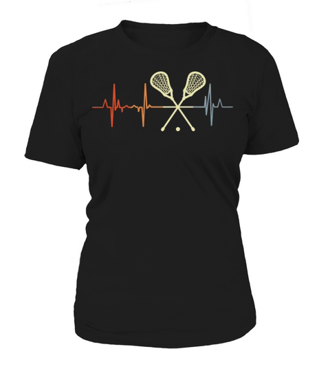 Vintage Lacrosse Heartbeat Women's T-Shirt