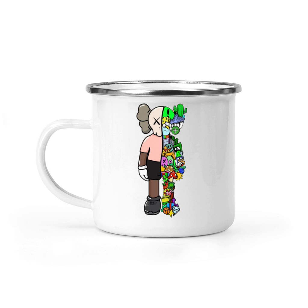 Contemporary art and a half toy Camping Mug