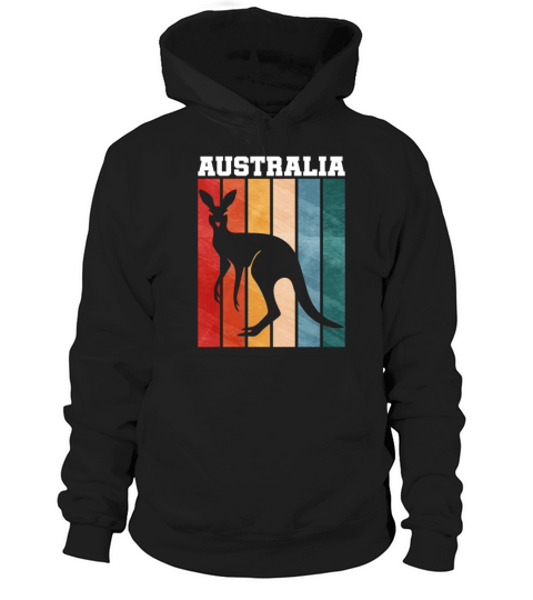 Australia Kangaroo Vintage Hoodie Unisex