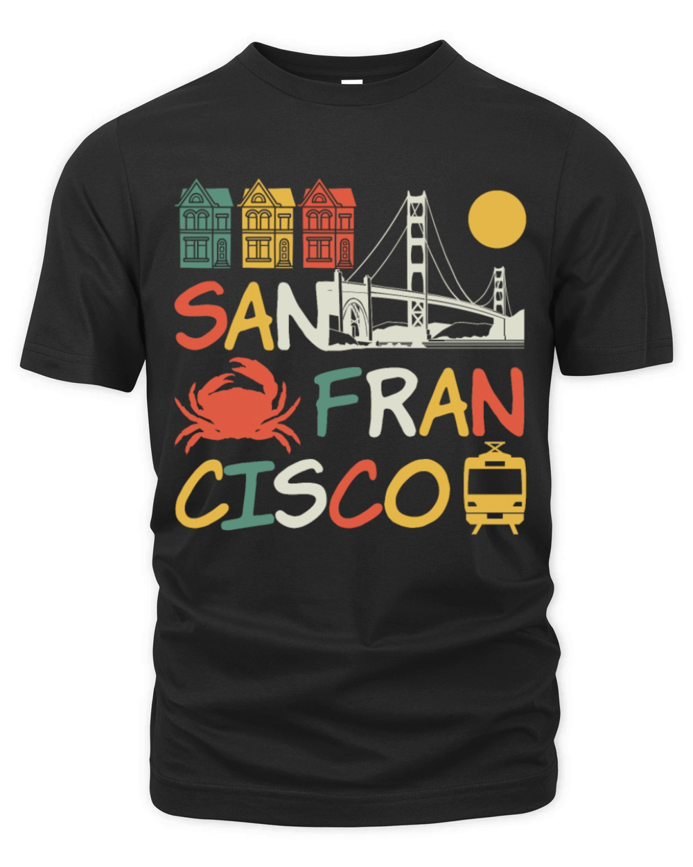San Francisco California Souvenir Gift Organic Unisex T-shirt