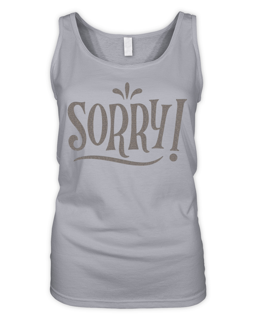 SORRY Organic Women's Tank Top