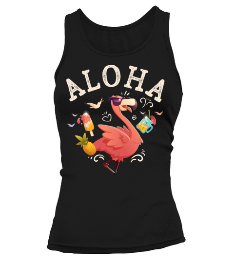Aloha Beaches Tropical Hawaiian Summer Island Tank top Woman