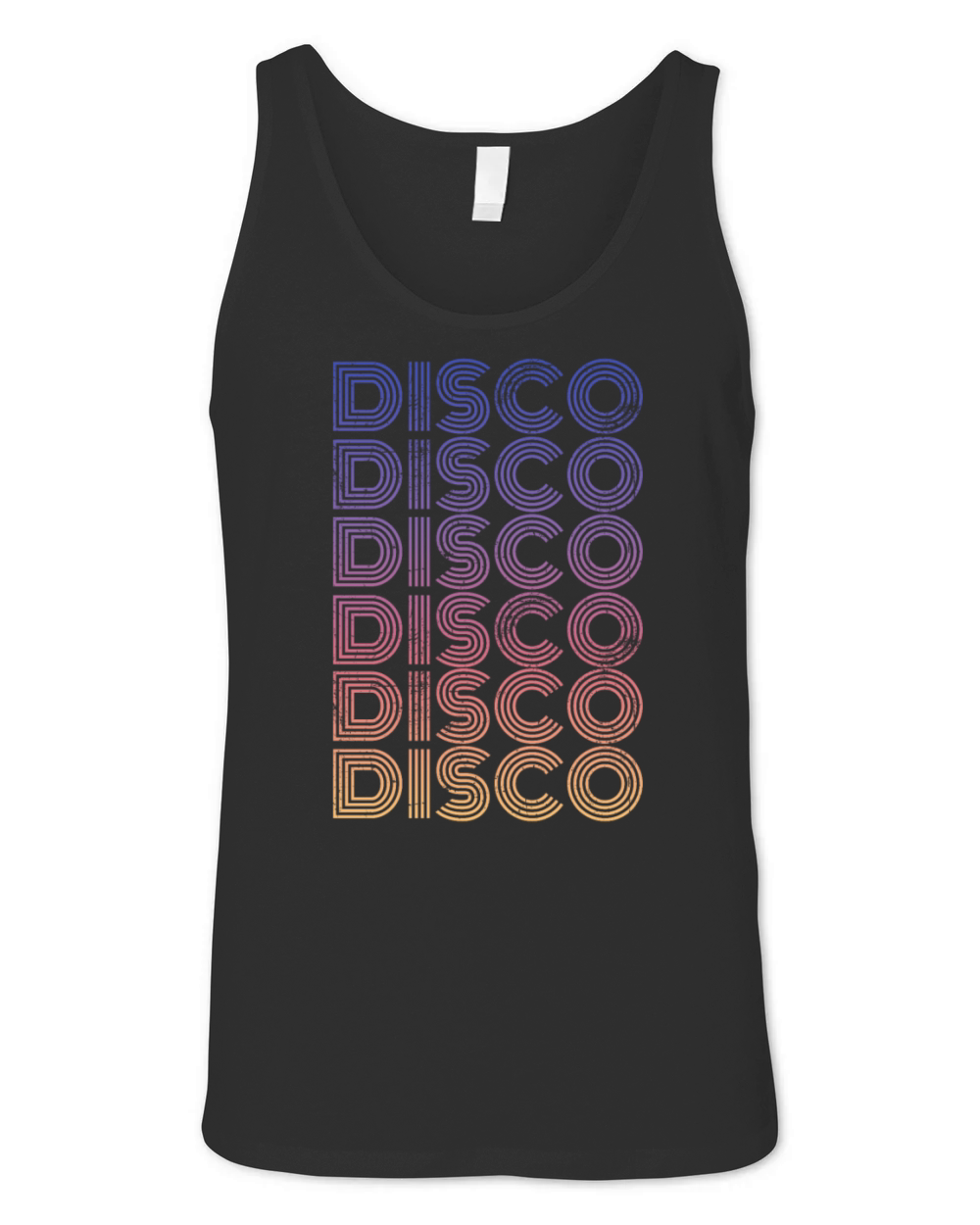 Disco Vintage Unisex Jersey Tank