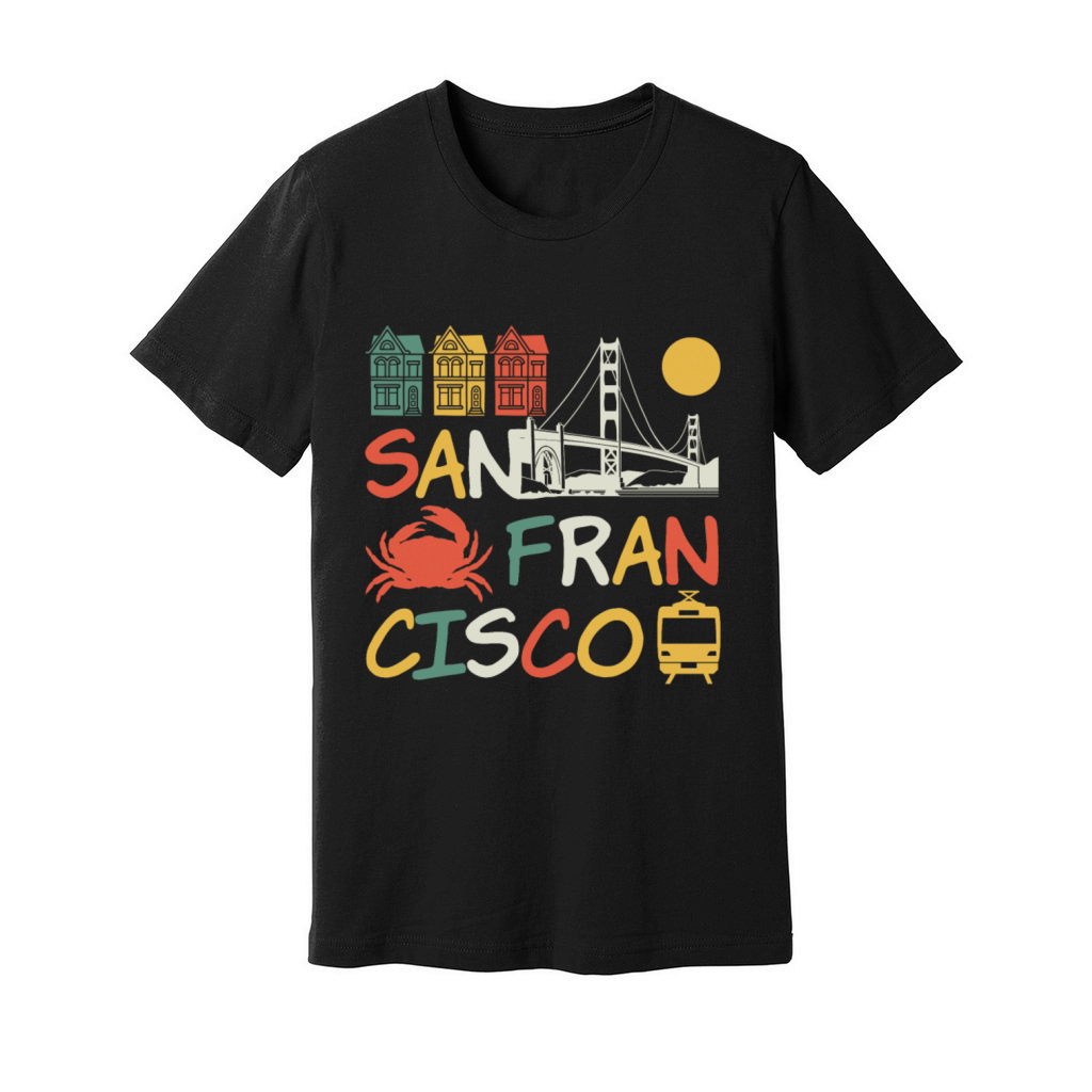 San Francisco California Souvenir Gift Unisex Jersey Tee