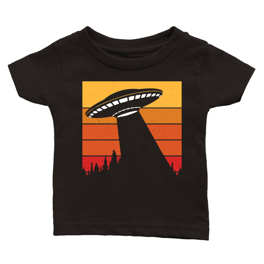 Vintage UFO Alien 8 Classic Baby Crewneck T-shirt
