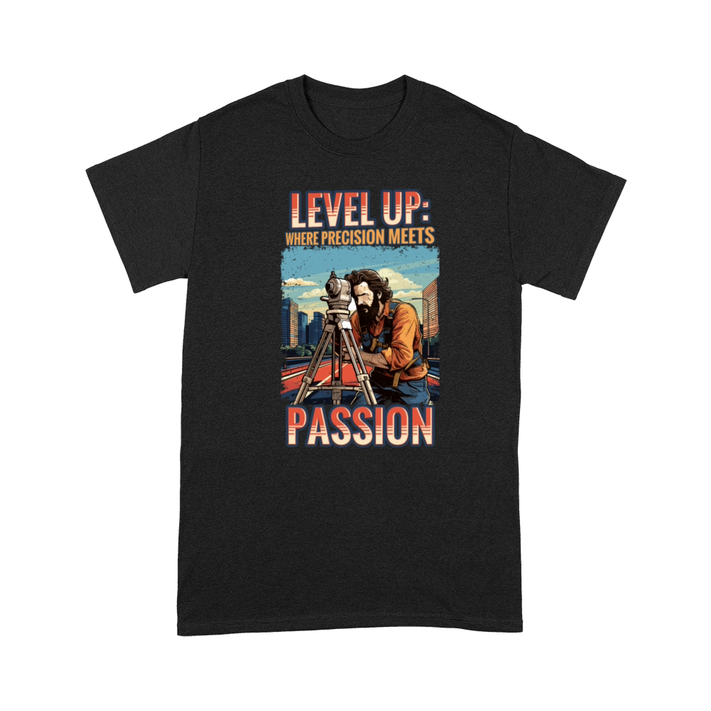 Vintage Land Surveyor Precision Meets Passion Premium T-shirt