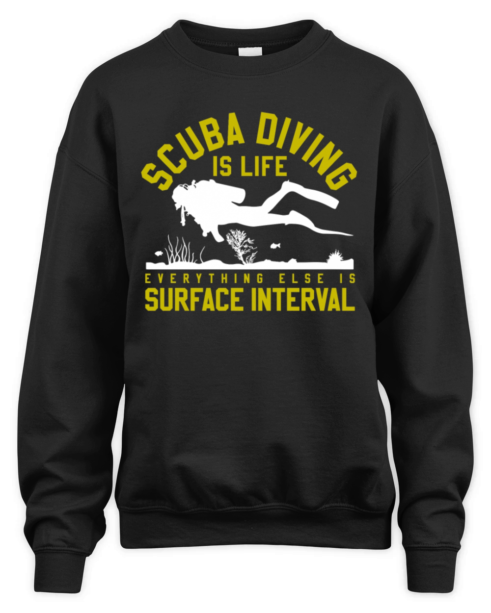 Scuba Diving Funny Vintage Diver Gift Unisex Premium Crewneck Sweatshirt