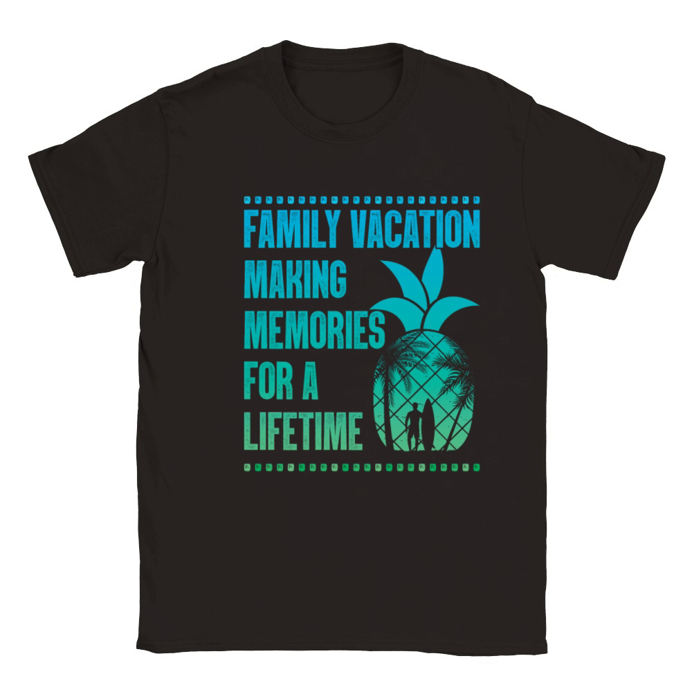 Summer Family Vacation Making Memories Classic Kids Crewneck T-shirt