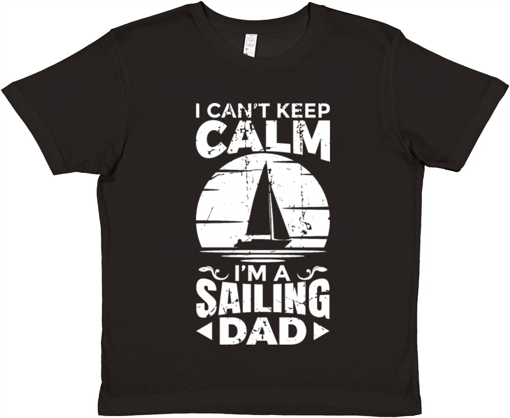 Sailing Dad Premium Kids Crewneck T-shirt
