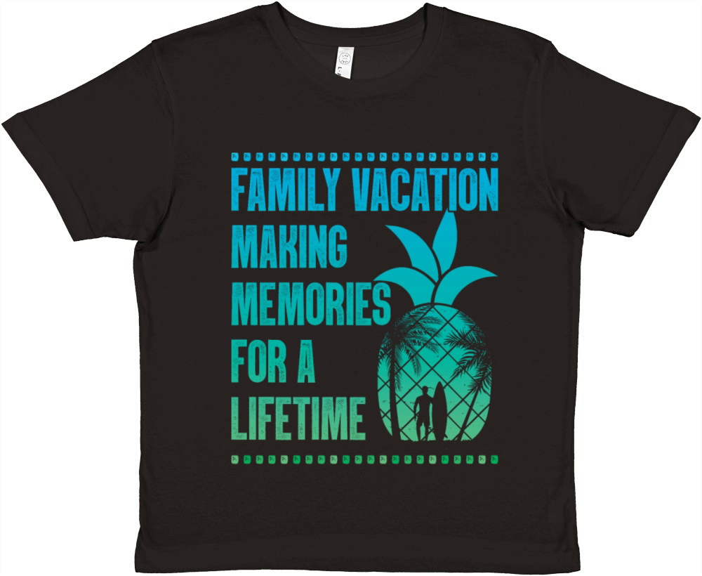 Summer Family Vacation Making Memories Premium Kids Crewneck T-shirt