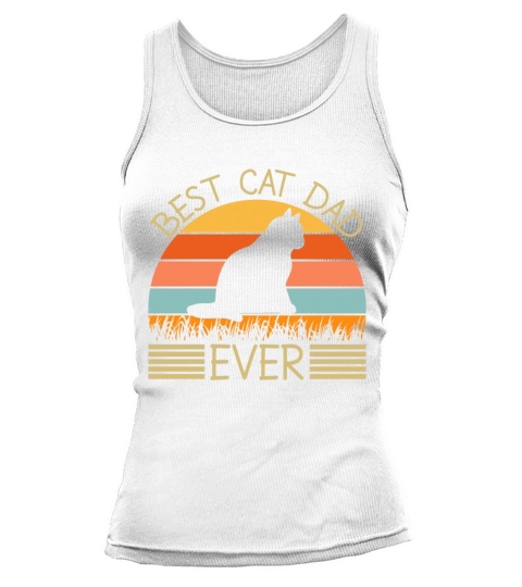 Best Cat Dad Ever Tank top Woman
