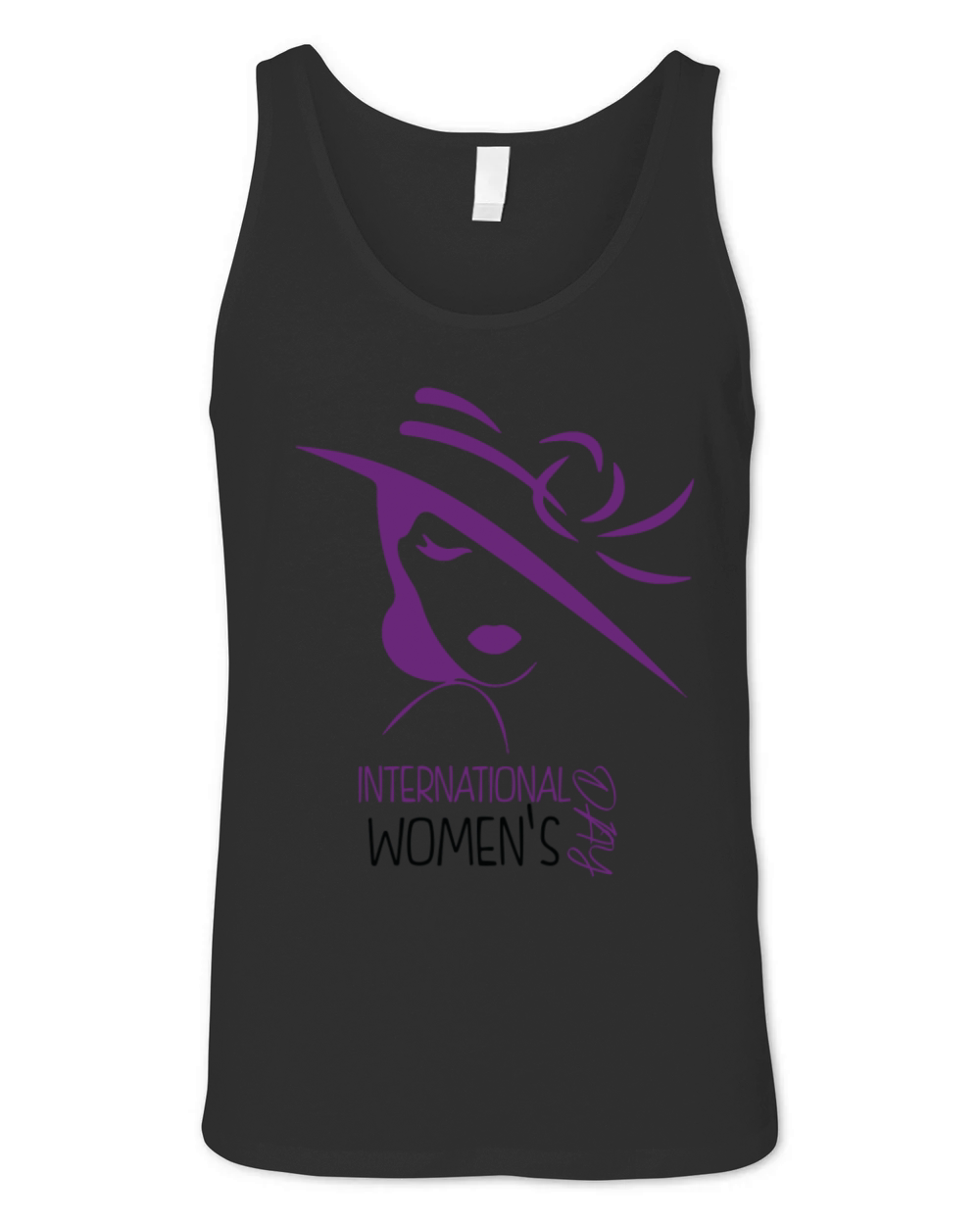 international womens day happy womens day funny Unisex Jersey Tank