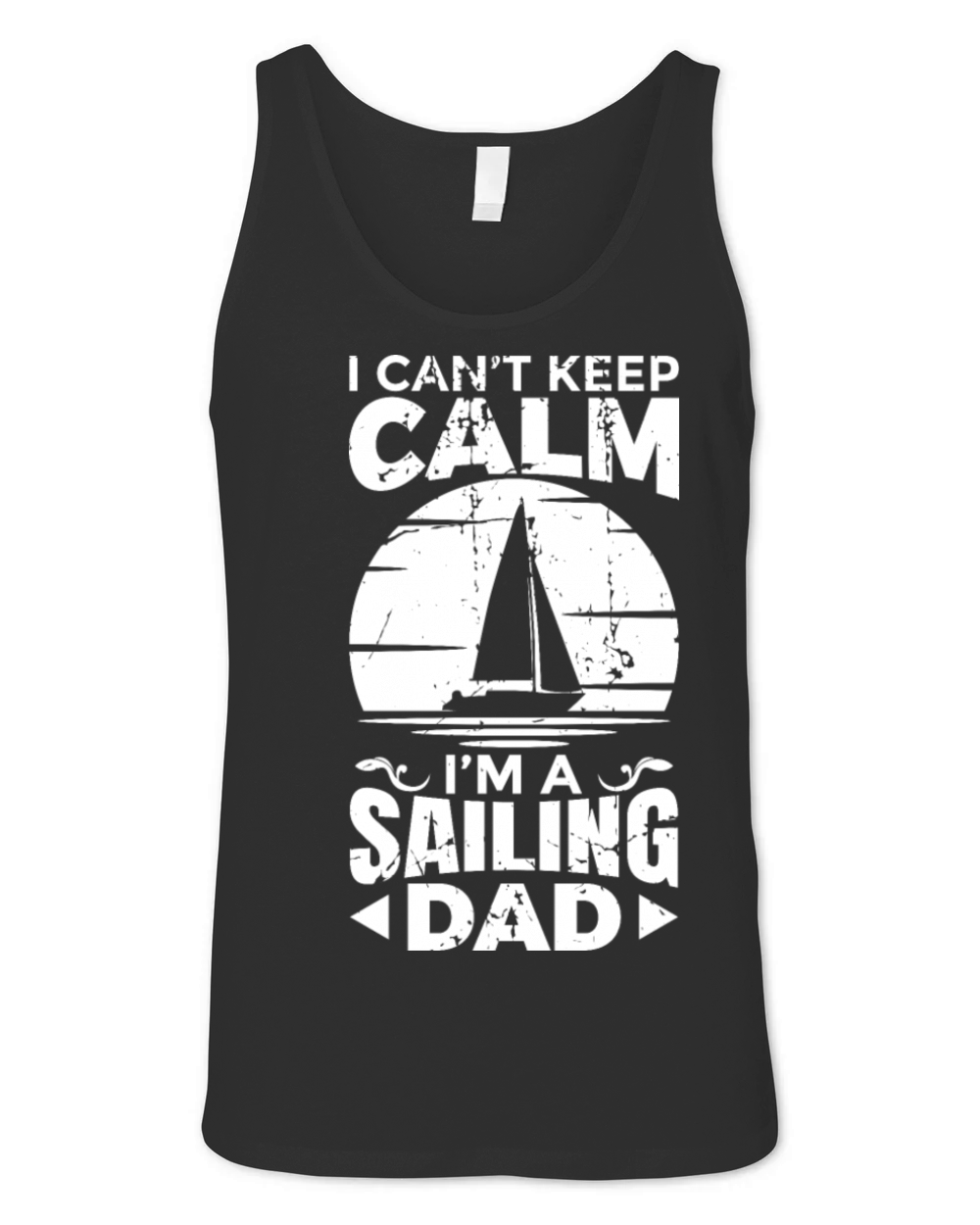 Sailing Dad Unisex Jersey Tank