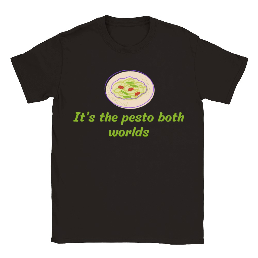 Its the pesto both worlds Classic Kids Crewneck T-shirt