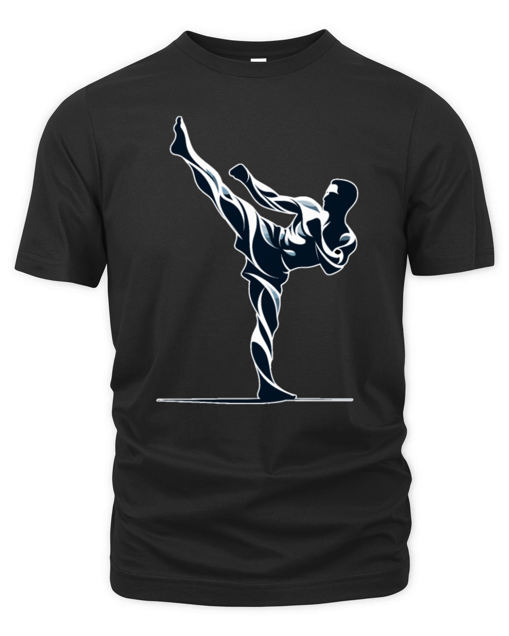 Muay Thai Fighter Design Organic Unisex T-shirt
