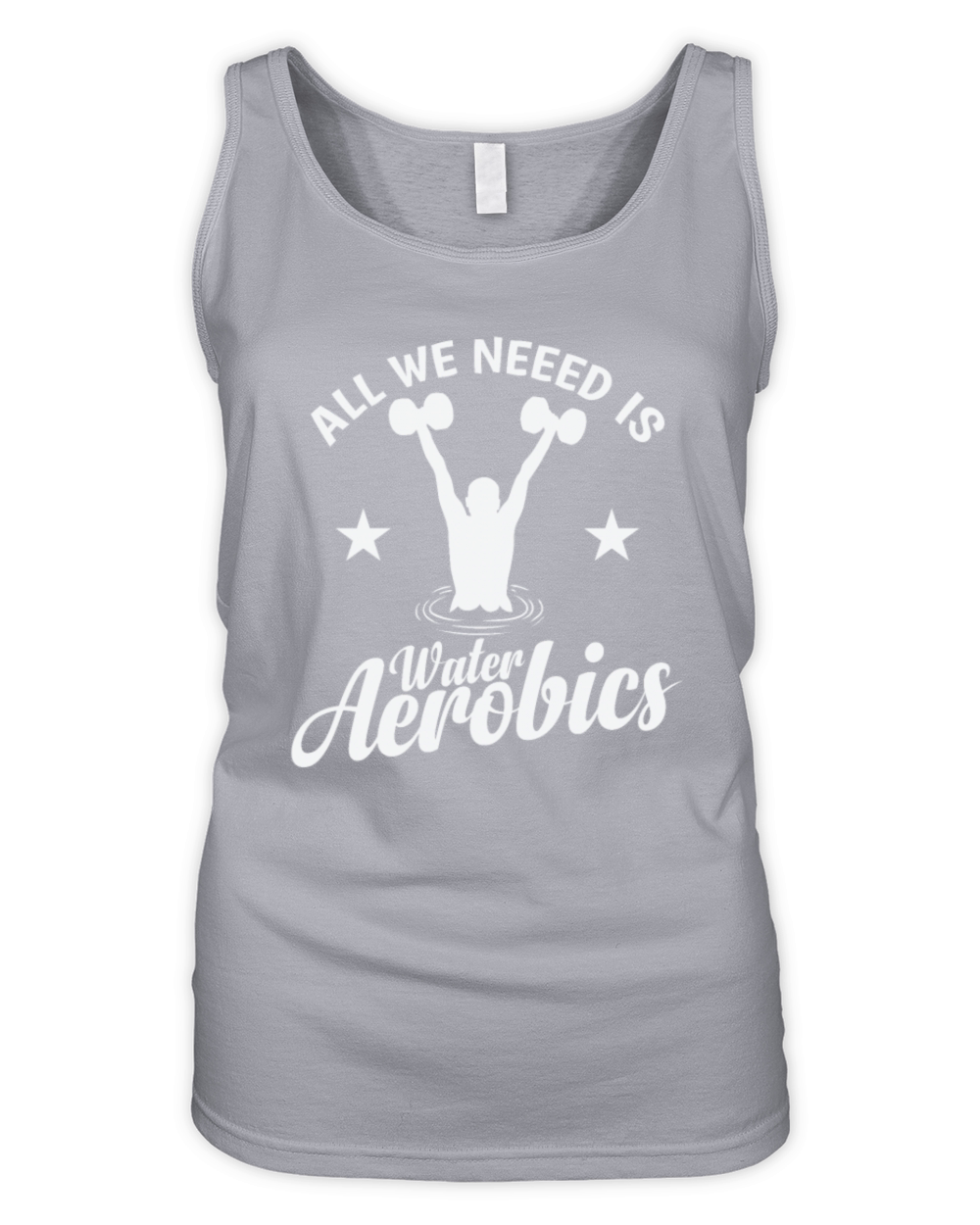 All we need is Water Aerobics Sport Organic Women's Tank Top