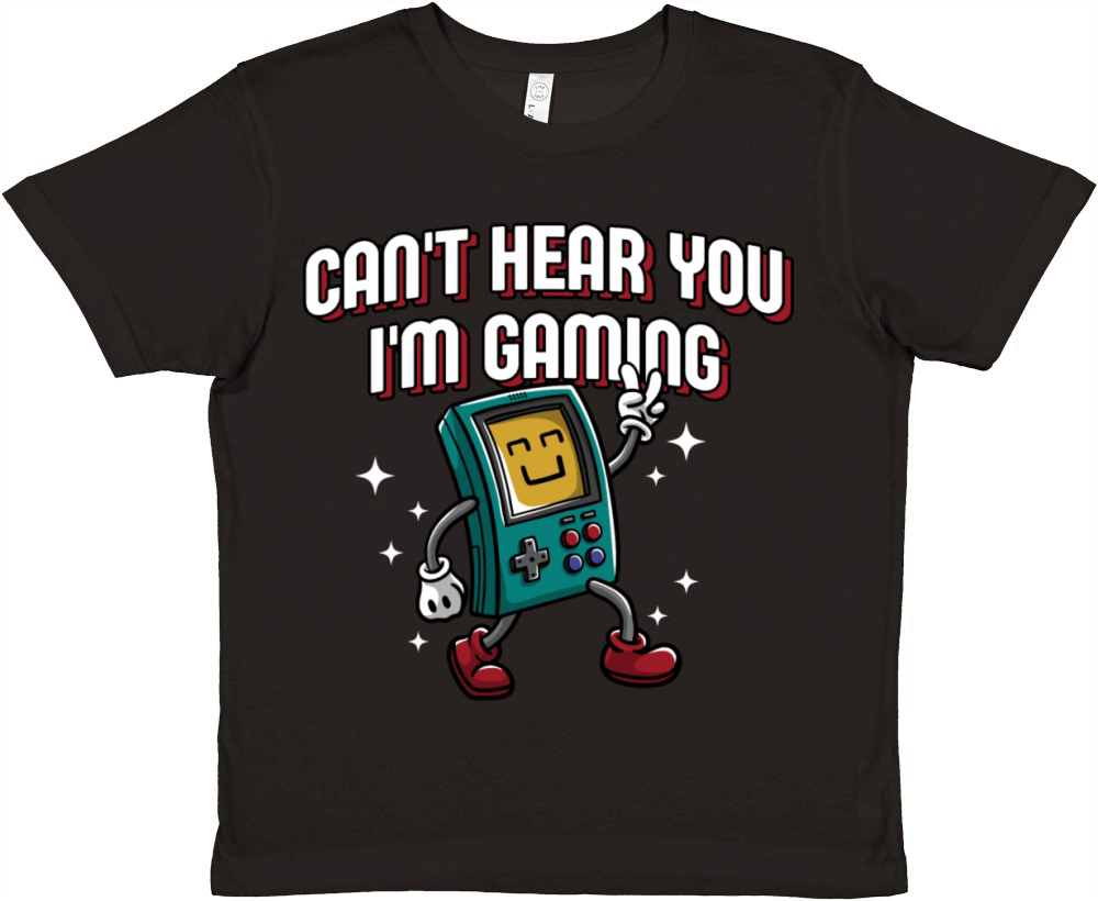 Cant Hear You Im Gaming Introvert Gamer Antisocial Premium Kids Crewneck T-shirt