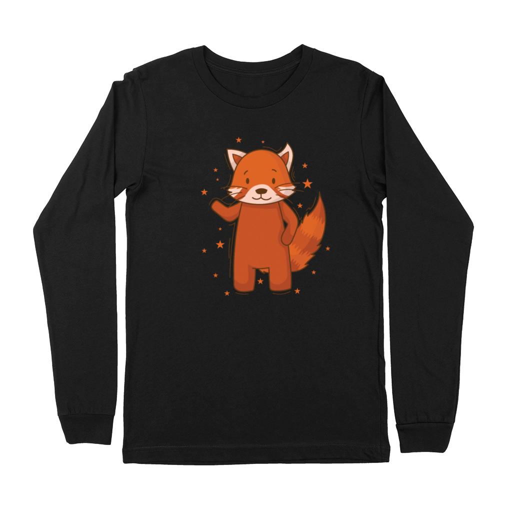 Ailuridae Waving Bear Cat lesser Panda Premium Long Sleeve