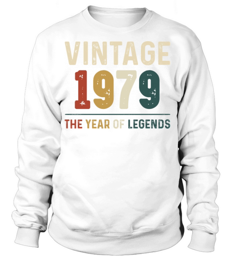 45 Years Old Vintage 1979 45th Birthday Gifts Sweatshirt Unisex