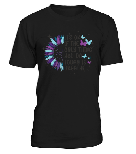 Mental Health Warrior Purple and Teal T-Shirt Unisex
