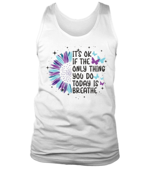 Mental Health Warrior Purple and Teal Tank Top Unisex