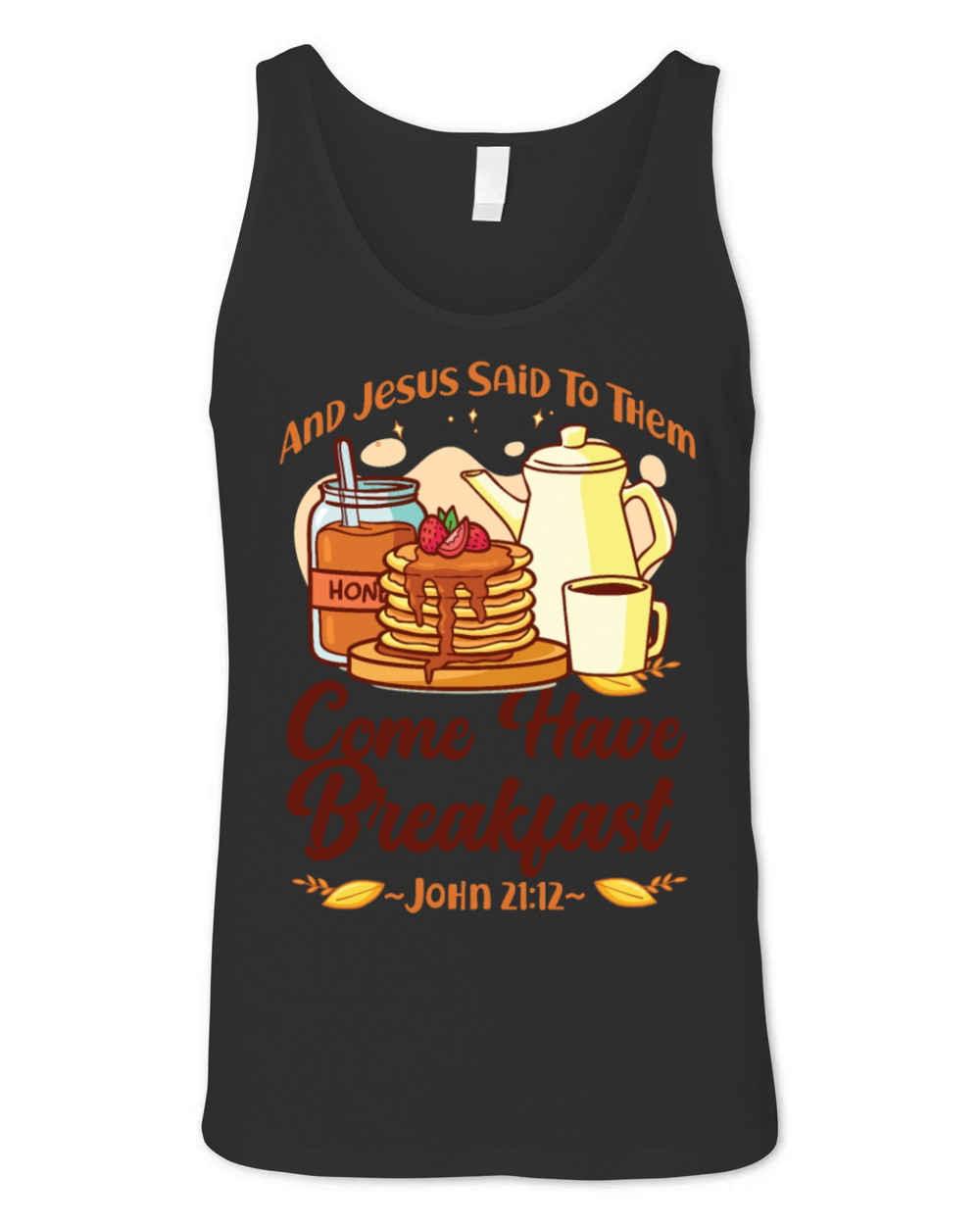 Pancake Lover Kids Bible Quote Unisex Jersey Tank
