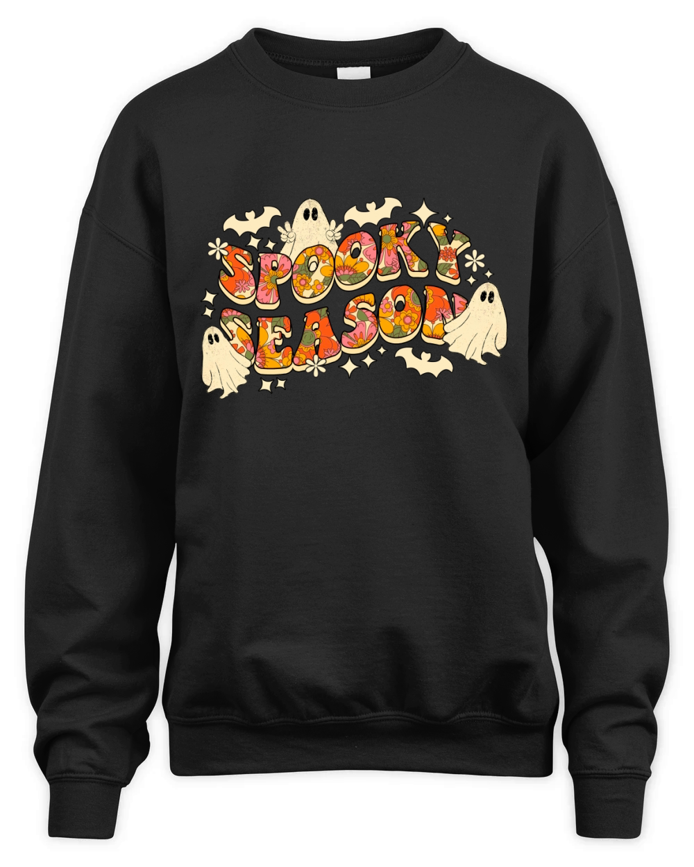 Spooky Season Halloween T Shirt Cute Halloween Shirts Unisex Premium Crewneck Sweatshirt