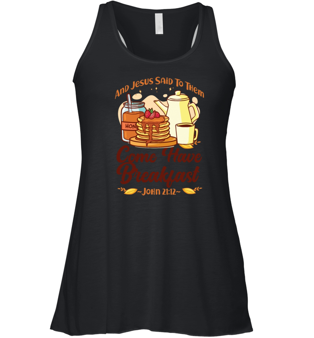 Pancake Lover Kids Bible Quote Women's Flowy Tank Top