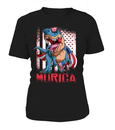 Murica 4th of July pride tee with rex Women's T-Shirt