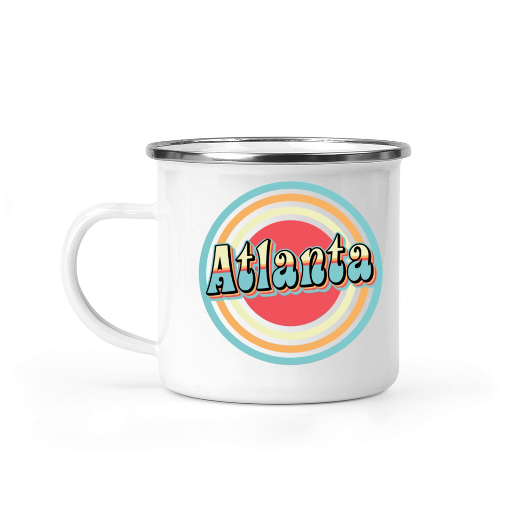 Atlanta Retro Camping Mug