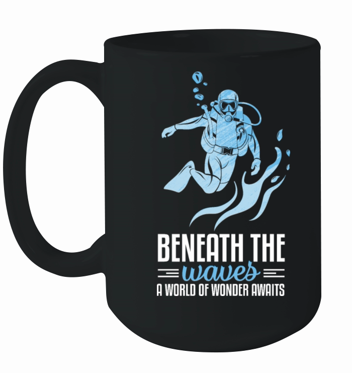 Beneath the Waves a world of wonder awaits Ceramic Mug