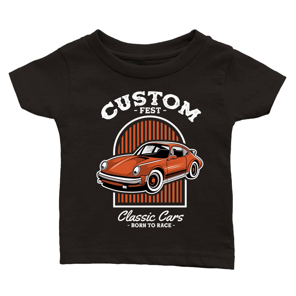Classic Car Custom Fest Classic Baby Crewneck T-shirt