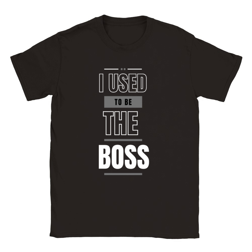 Boss No More I Used to Be the Boss Tee Classic Kids Crewneck T-shirt