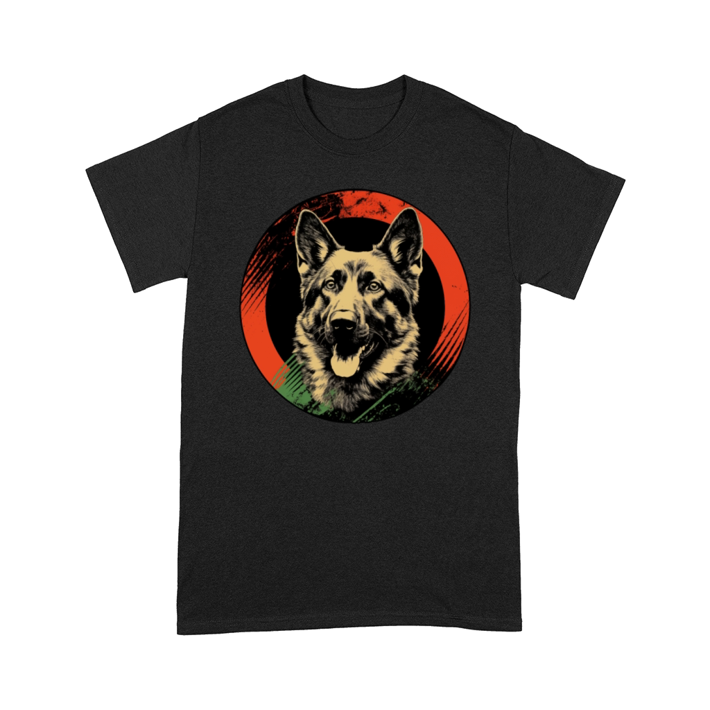 German Shepherd Funny Dog Vintage Retro German Comfort T-shirt