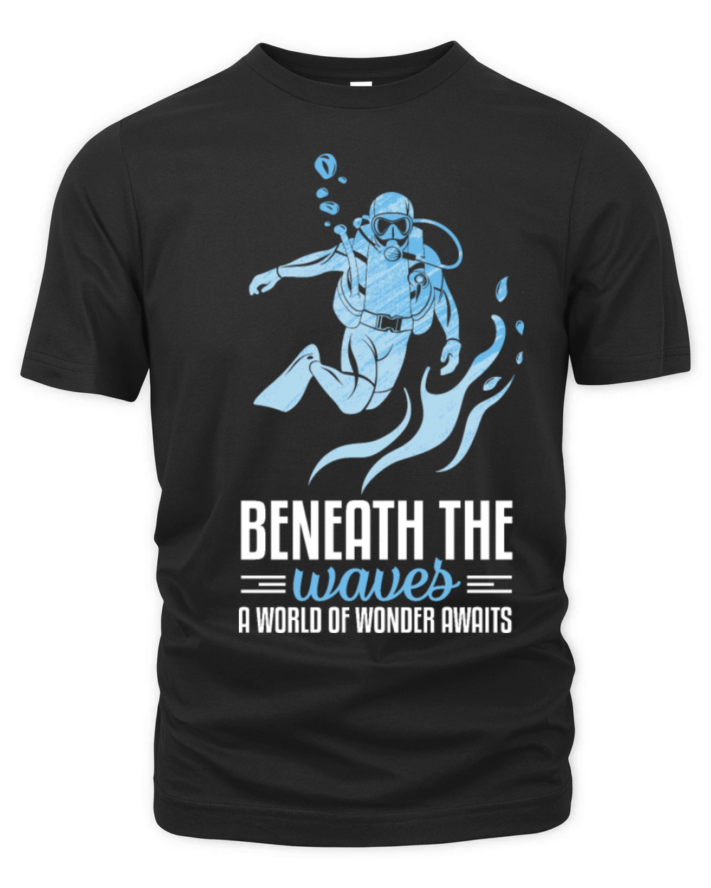 Beneath the Waves a world of wonder awaits Organic Unisex T-shirt