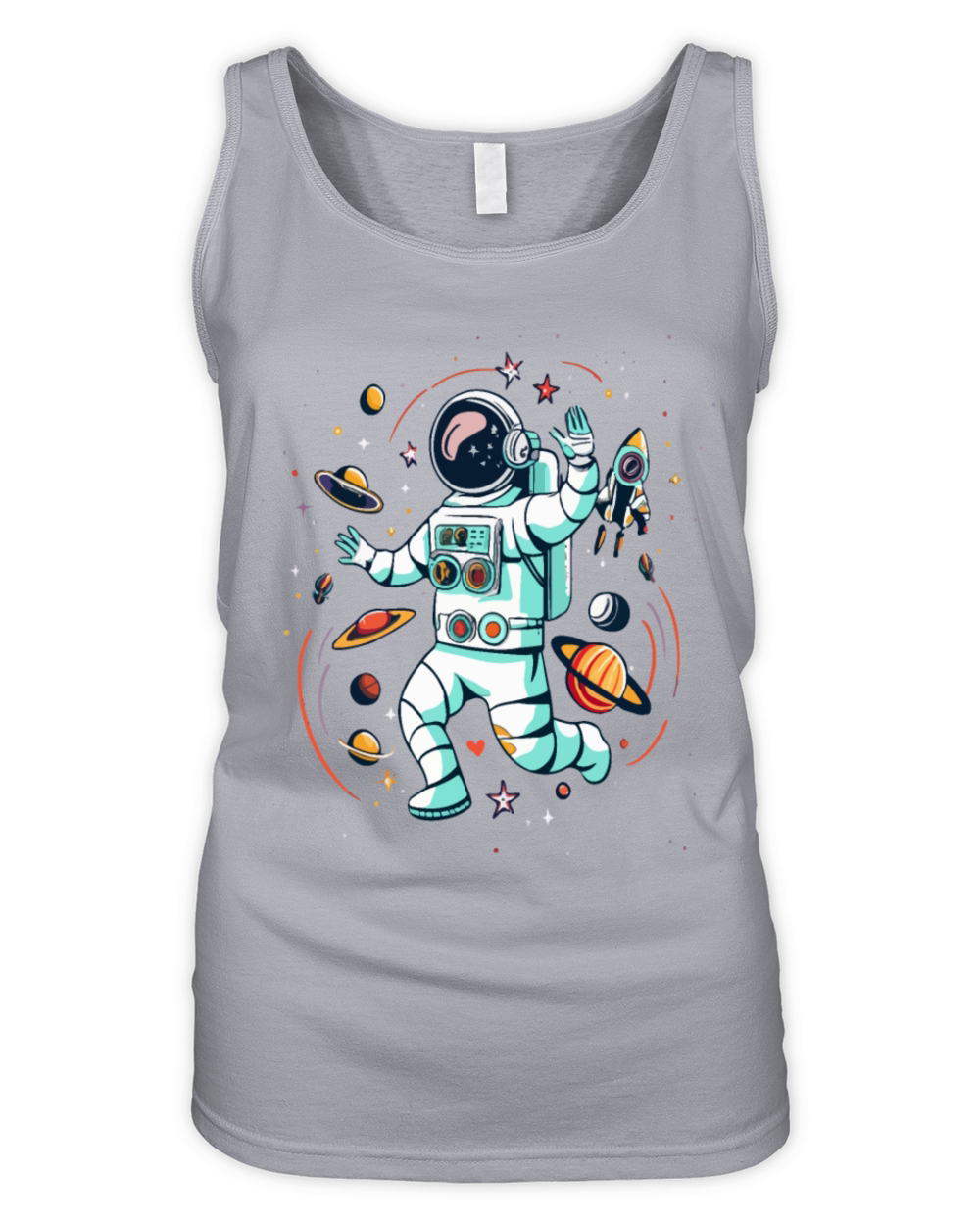 Space Adventure Organic Women's Tank Top