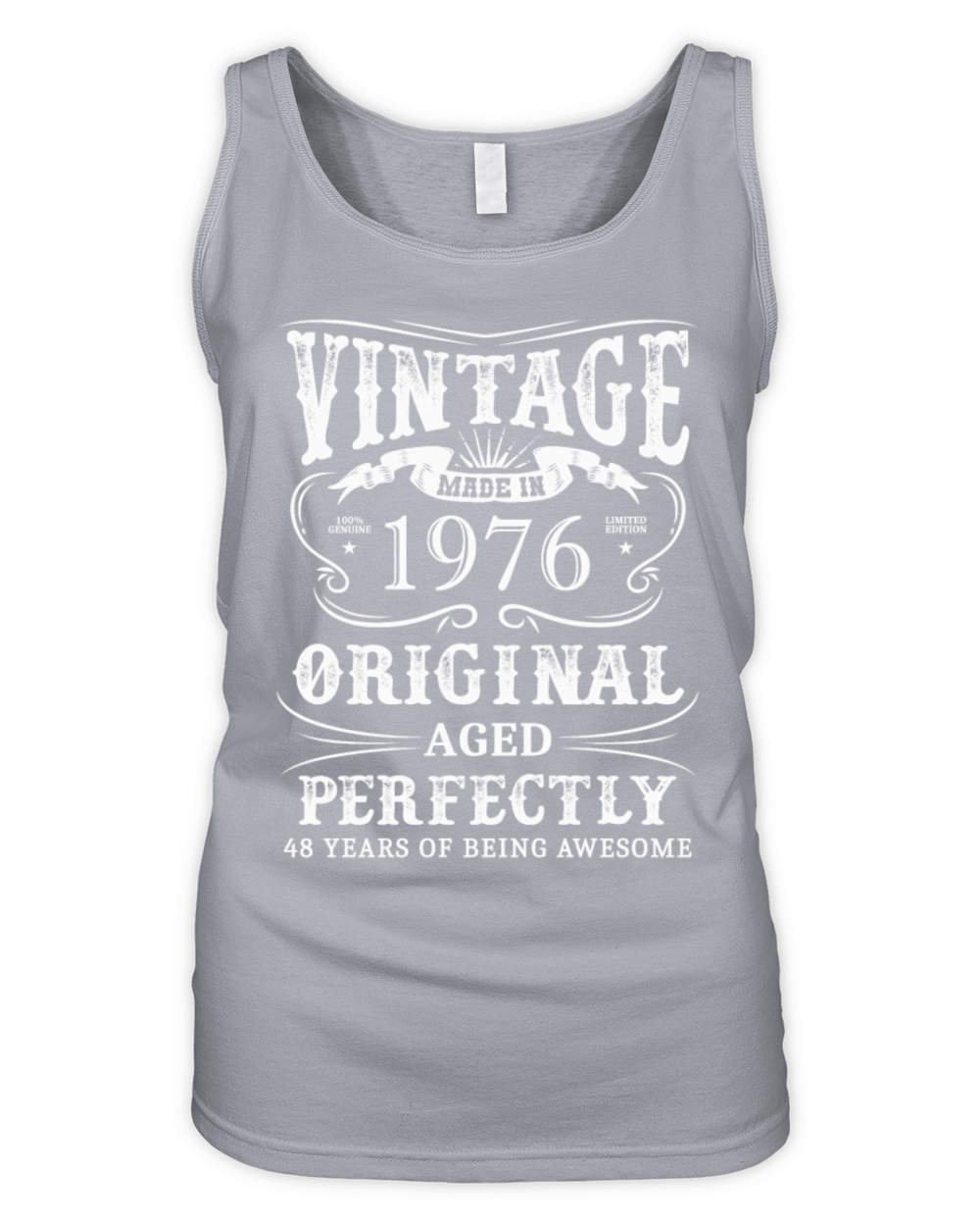 Vintage Made In 1976 48 Years Of Being Awesome Organic Women's Tank Top
