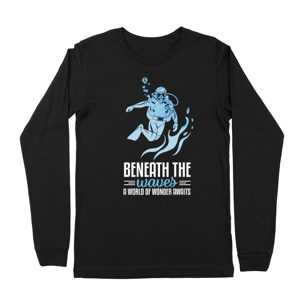 Beneath the Waves a world of wonder awaits Premium Long Sleeve