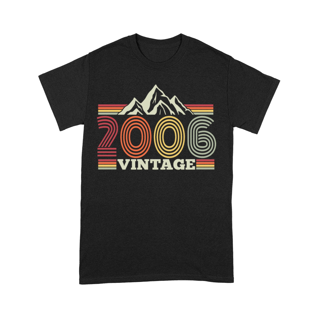 18th Birthday Vintage Mountains Hiking Premium T-shirt