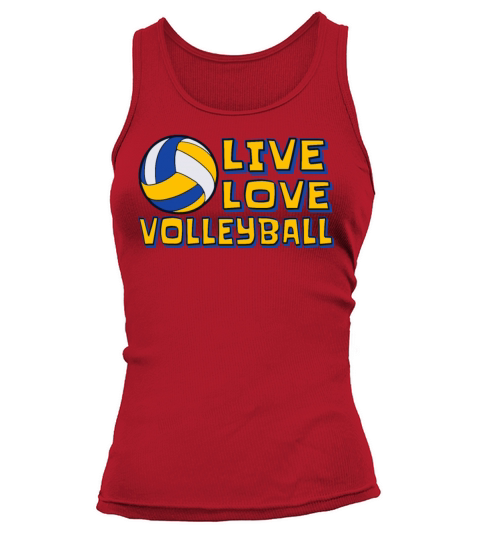 Live Love Volleyball Player Coach Team Trainer Tank top Woman