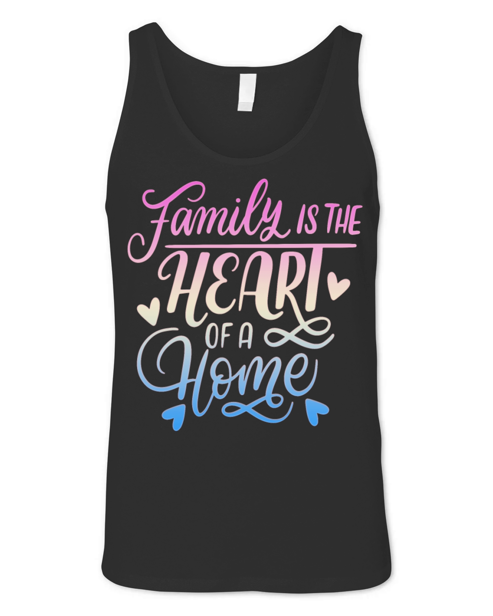 Family si The Heart of a Home Unisex Jersey Tank